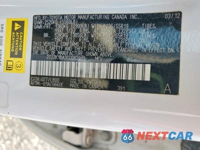 Zdjęcie 13 z 13 samochodu: 2012 LEXUS RX 350 VIN:2T2ZK1BA3CC082213 - miniatura