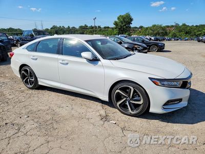 Czwarte zdjęcie samochodu z boku: 2020 HONDA ACCORD SPORT VIN:1HGCV1F34LA006129 - miniatura