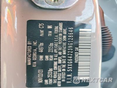 Zdjęcie 12 z 12 samochodu: 2022 KIA K5 GT LINE VIN:5XXG64J23NG128646 - miniatura
