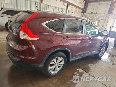 Trzecie zdjęcie samochodu z tyłu: 2013 HONDA CR-V EXL VIN:5J6RM4H77DL074406 - miniatura