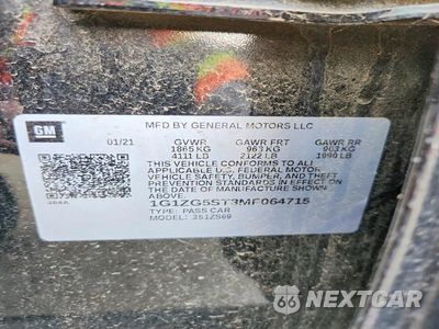 Zdjęcie 12 z 12 samochodu: 2021 CHEVROLET MALIBU RS VIN:1G1ZG5ST3MF064715 - miniatura