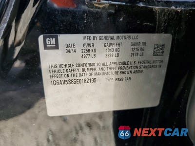 Zdjęcie 12 z 12 samochodu: 2014 CADILLAC CTS VSPORT PREMIUM VIN:1G6AV5S85E0182195 - miniatura