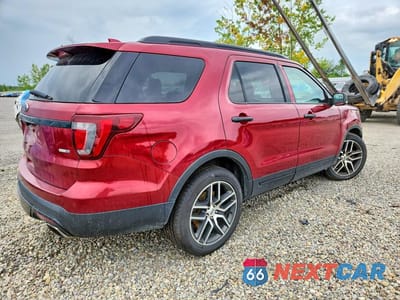 Trzecie zdjęcie samochodu z tyłu: 2017 FORD EXPLORER SPORT VIN:1FM5K8GT3HGA98230 - miniatura