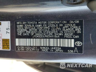Zdjęcie 12 z 12 samochodu: 2008 TOYOTA PRIUS BASE VIN:JTDKB20U983441864 - miniatura
