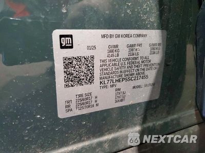 Zdjęcie 13 z 13 samochodu: 2025 CHEVROLET TRAX 1LT VIN:KL77LHEP5SC217455 - miniatura