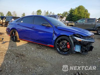 Czwarte zdjęcie samochodu z boku: 2025 HYUNDAI ELANTRA N BASE VIN:KMHLW4DK2SU025116 - miniatura