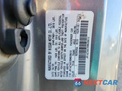 Zdjęcie 12 z 12 samochodu: 2005 NISSAN 350Z BASE VIN:JN1AZ34D35M608610 - miniatura