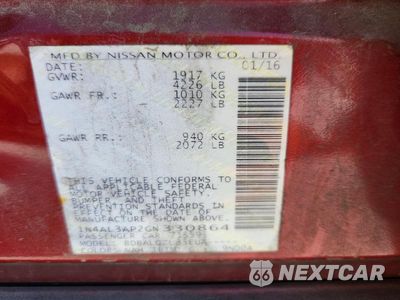 Zdjęcie 12 z 12 samochodu: 2016 NISSAN ALTIMA 2.5 S VIN:1N4AL3AP2GN330864 - miniatura