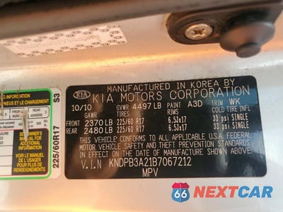 Zdjęcie 12 z 12 samochodu: 2011 KIA SPORTAGE LX VIN:KNDPB3A21B7067212 - miniatura
