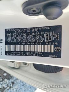 Zdjęcie 12 z 12 samochodu: 2017 TOYOTA CAMRY LE VIN:4T1BF1FK8HU432082 - miniatura