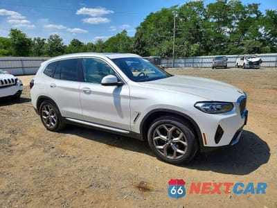 Czwarte zdjęcie samochodu z boku: 2022 BMW X3 XDRIVE30I VIN:5UX53DP0XN9M95691 - miniatura