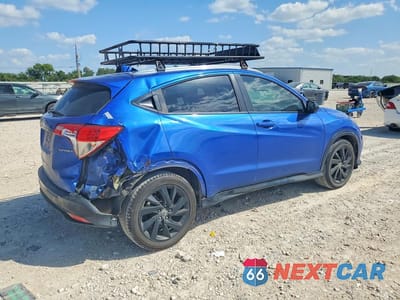 Trzecie zdjęcie samochodu z tyłu: 2022 HONDA HR-V SPORT VIN:3CZRU5H15NM734881 - miniatura