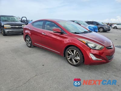 Czwarte zdjęcie samochodu z boku: 2016 HYUNDAI ELANTRA LIMITED VIN:5NPDH4AE5GH688764 - miniatura