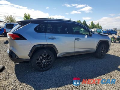Trzecie zdjęcie samochodu z tyłu: 2023 TOYOTA RAV4 XSE VIN:JTME6RFV1PD546367 - miniatura