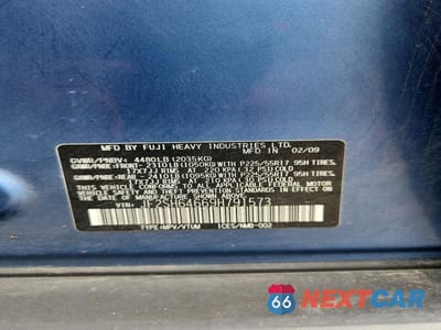 Zdjęcie 13 z 13 samochodu: 2009 SUBARU FORESTER 2.5X LIMITED VIN:JF2SH64669H791573 - miniatura