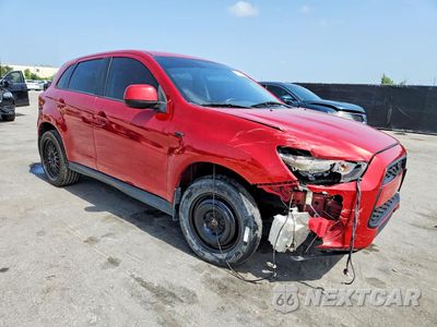 Czwarte zdjęcie samochodu z boku: 2014 MITSUBISHI OUTLANDER SPORT ES VIN:4A4AP3AU6EE026947 - miniatura