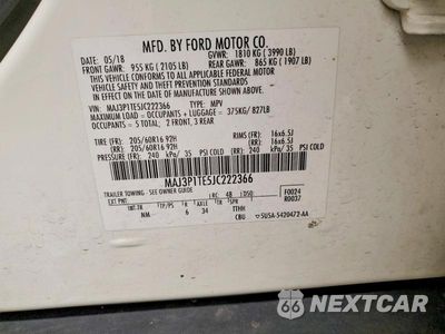 Zdjęcie 13 z 13 samochodu: 2018 FORD ECOSPORT SE VIN:MAJ3P1TE5JC222366 - miniatura