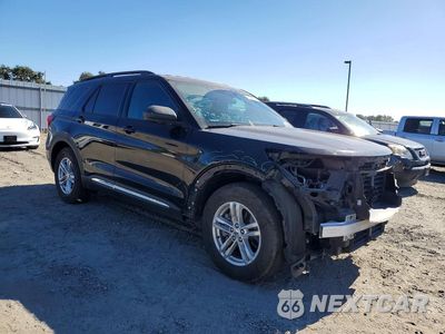 Czwarte zdjęcie samochodu z boku: 2020 FORD EXPLORER XLT VIN:1FMSK7DH9LGC30316 - miniatura