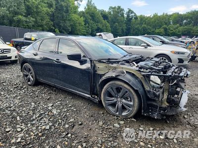 Czwarte zdjęcie samochodu z boku: 2021 ACURA TLX TECH A VIN:19UUB5F58MA016721 - miniatura