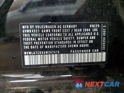 Zdjęcie 14 z 14 samochodu: 2025 VOLKSWAGEN GTI S VIN:WVWLA7CDXSW247415 - miniatura