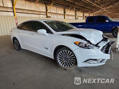 Czwarte zdjęcie samochodu z boku: 2017 FORD FUSION TITANIUM PHEV VIN:3FA6P0SU6HR354192 - miniatura