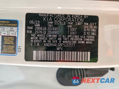 Zdjęcie 13 z 13 samochodu: 2023 KIA SORENTO EX VIN:KNDRH4LG8P5217177 - miniatura
