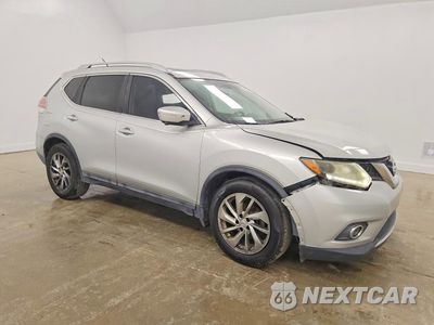 Czwarte zdjęcie samochodu z boku: 2015 NISSAN ROGUE SL VIN:5N1AT2MT3FC795690 - miniatura