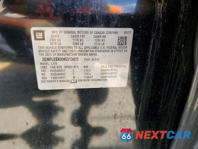Zdjęcie 14 z 14 samochodu: 2017 CHEVROLET EQUINOX LS VIN:2GNFLEEKXH6313415 - miniatura