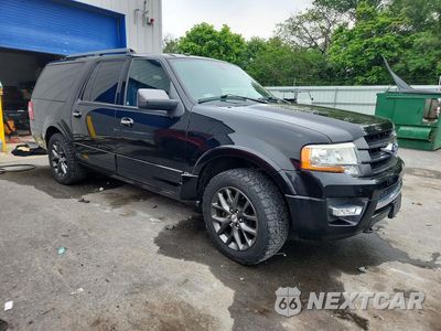 Czwarte zdjęcie samochodu z boku: 2017 FORD EXPEDITION EL LIMITED VIN:1FMJK2AT7HEA80510 - miniatura