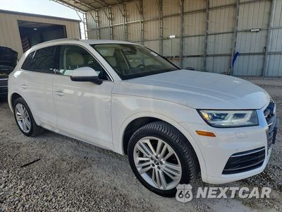 Czwarte zdjęcie samochodu z boku: 2018 AUDI Q5 PREMIUM PLUS VIN:WA1BNAFY6J2007208 - miniatura