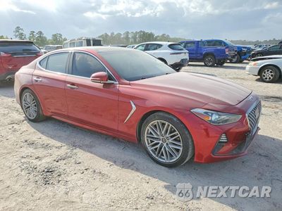 Czwarte zdjęcie samochodu z boku: 2021 GENESIS G70 ELITE VIN:KMTG34LA7MU074730 - miniatura