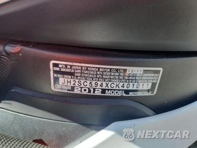 Zdjęcie 9 z 9 samochodu: 2012 HONDA CBR1000 RR VIN:JH2SC594XCK401011 - miniatura