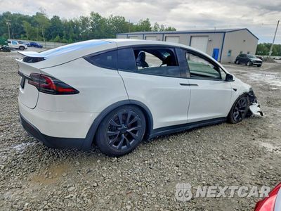 Trzecie zdjęcie samochodu z tyłu: 2022 TESLA MODEL X VIN:7SAXCAE59NF356183 - miniatura