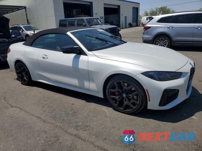 Czwarte zdjęcie samochodu z boku: 2025 BMW M440XI VIN:WBA73DB08SCU22591 - miniatura