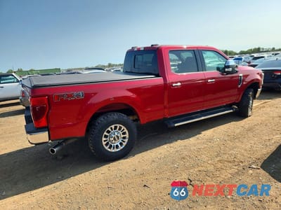 Trzecie zdjęcie samochodu z tyłu: 2021 FORD F250 SUPER DUTY VIN:1FT7W2B64MEE05118 - miniatura