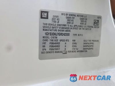 Zdjęcie 13 z 13 samochodu: 2016 CADILLAC ESCALADE PLATINUM VIN:1GYS3DKJ7GR242300 - miniatura