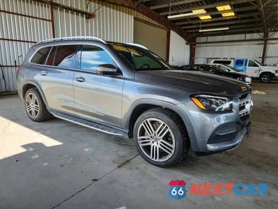 Czwarte zdjęcie samochodu z boku: 2020 MERCEDES-BENZ GLS 450 4MATIC VIN:4JGFF5KEXLA242657 - miniatura