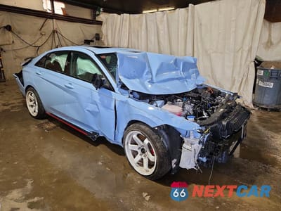 Czwarte zdjęcie samochodu z boku: 2025 HYUNDAI ELANTRA N BASE VIN:KMHLW4DKXSU027695 - miniatura