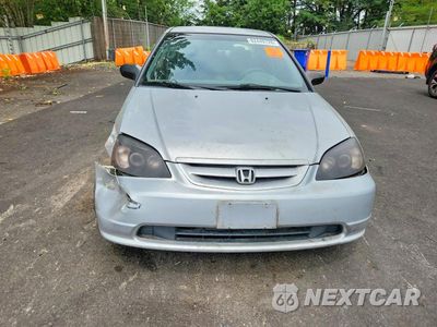 Piąte zdjęcie samochodu w środku: 2002 HONDA CIVIC LX VIN:1HGEM225X2L006499 - miniatura