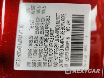 Zdjęcie 14 z 14 samochodu: 2017 HONDA CR-V EXL VIN:5J6RW2H82HL075167 - miniatura