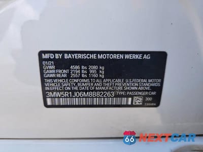 Zdjęcie 12 z 12 samochodu: 2021 BMW 330I VIN:3MW5R1J06M8B82263 - miniatura