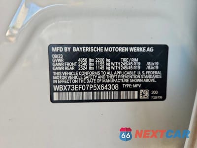 Zdjęcie 13 z 13 samochodu: 2023 BMW X1 XDRIVE28I VIN:WBX73EF07P5X64308 - miniatura