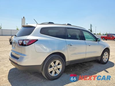 Trzecie zdjęcie samochodu z tyłu: 2014 CHEVROLET TRAVERSE LT VIN:1GNKRHKD0EJ153256 - miniatura