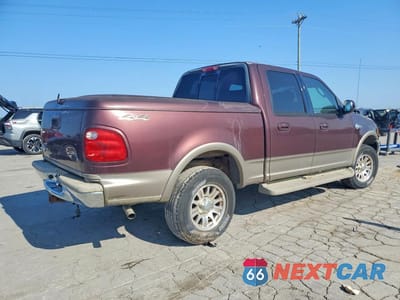 Trzecie zdjęcie samochodu z tyłu: 2002 FORD F150 SUPERCREW VIN:1FTRW08L62KE05419 - miniatura
