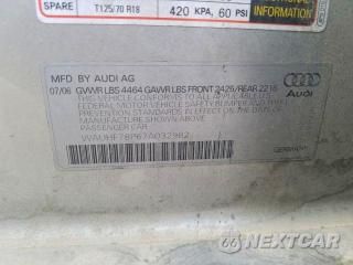 Zdjęcie 10 z 10 samochodu: 2007 AUDI A3 2 VIN:WAUHF78P67A032982 - miniatura