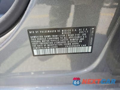 Zdjęcie 12 z 12 samochodu: 2018 VOLKSWAGEN JETTA S VIN:3VW2B7AJ9JM220686 - miniatura