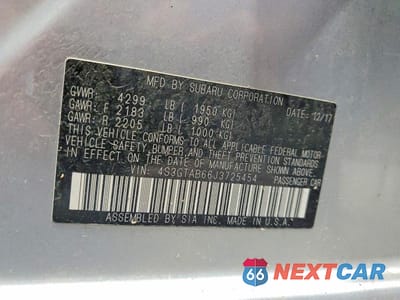Zdjęcie 13 z 13 samochodu: 2018 SUBARU IMPREZA PREMIUM VIN:4S3GTAB66J3725454 - miniatura