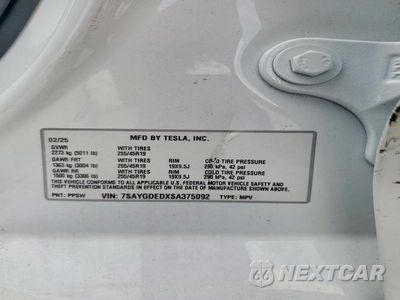 Zdjęcie 12 z 12 samochodu: 2025 TESLA MODEL Y VIN:7SAYGDEDXSA375092 - miniatura