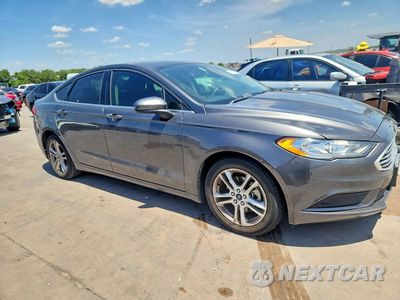 Czwarte zdjęcie samochodu z boku: 2018 FORD FUSION SE VIN:3FA6P0HD7JR176550 - miniatura