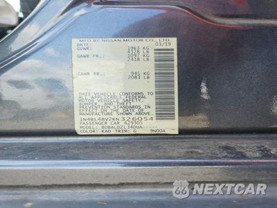 Zdjęcie 12 z 12 samochodu: 2019 NISSAN ALTIMA S VIN:1N4BL4BV2KN326054 - miniatura